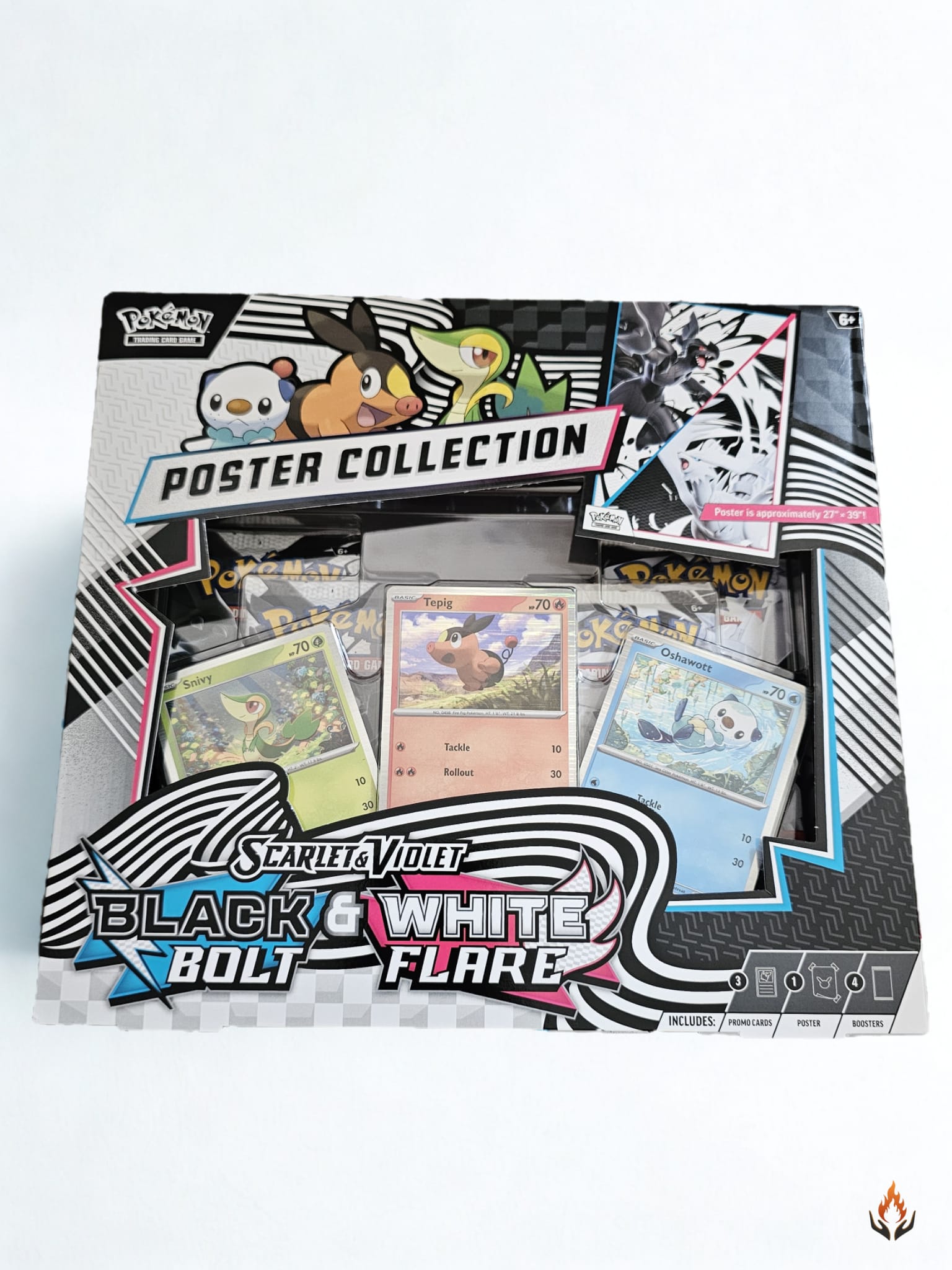 Pokémon English Black Bolt & White Flare Unova Poster Collection