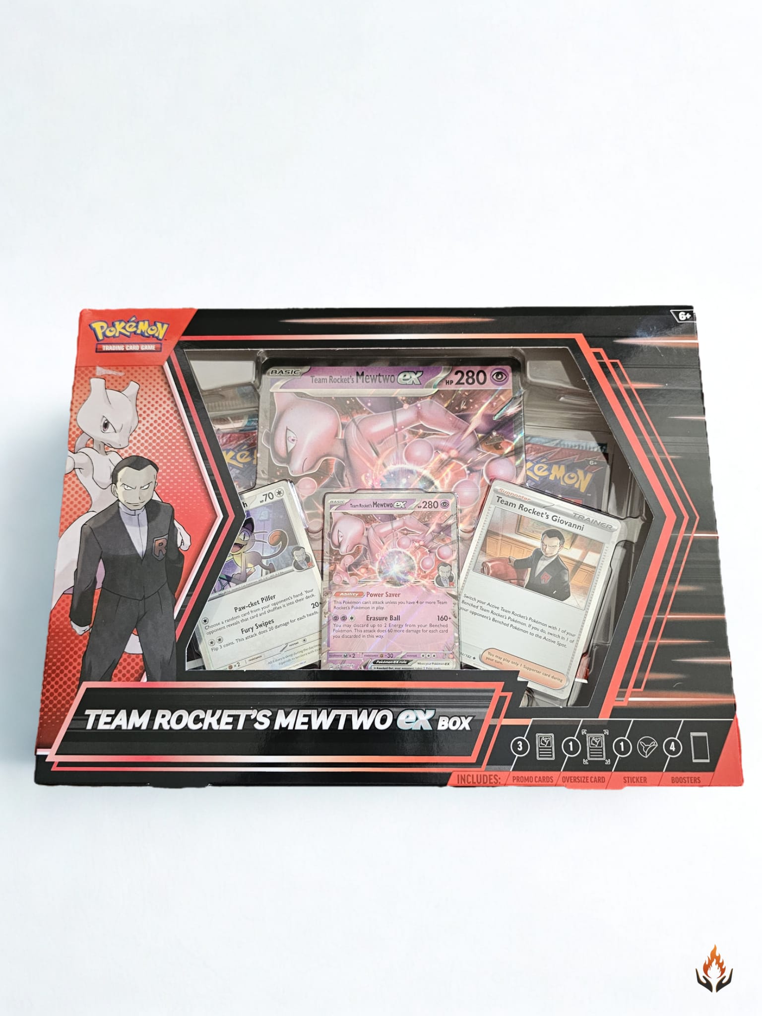 Pokémon English Team Rocket Mewtwo Collection (Slightly damaged box)