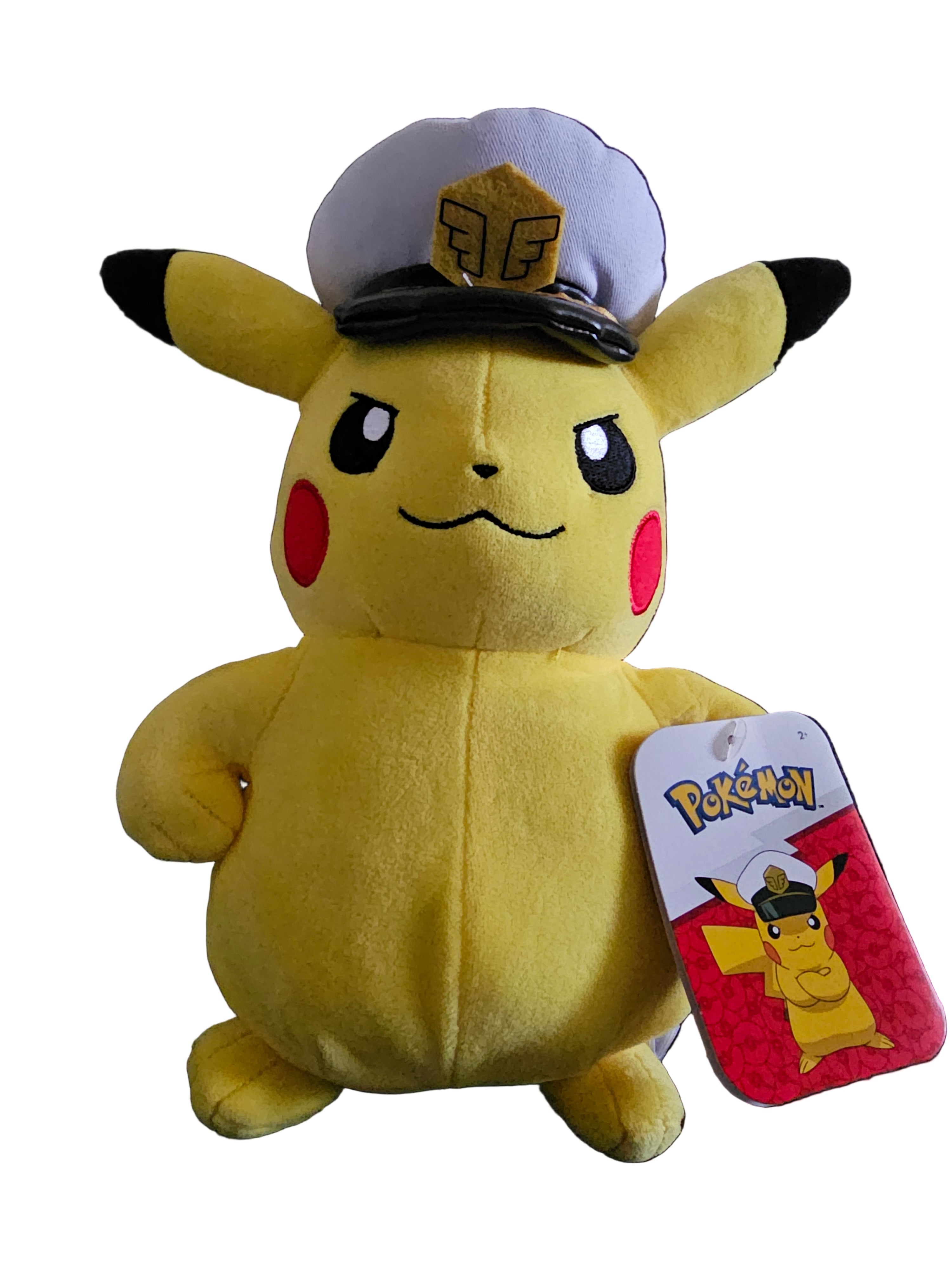 Pokemon Pikachu 8'' Captain Hat Plush