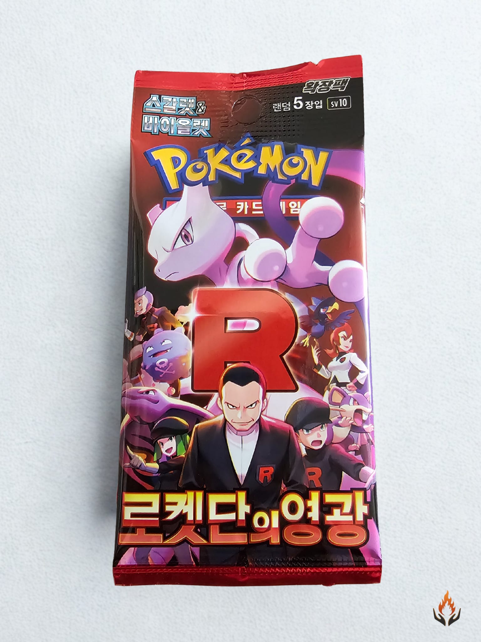 Pokémon Korean Glory of the Team sv10 Rocket Booster Pack