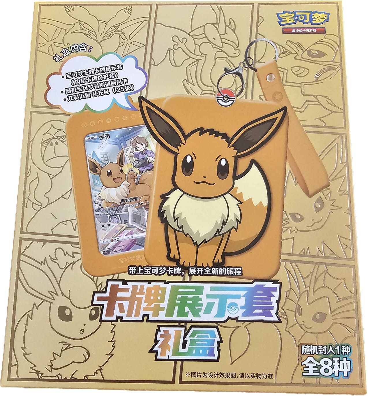 Pokémon Chinese Eevee Simplified Display Blind Gift Set