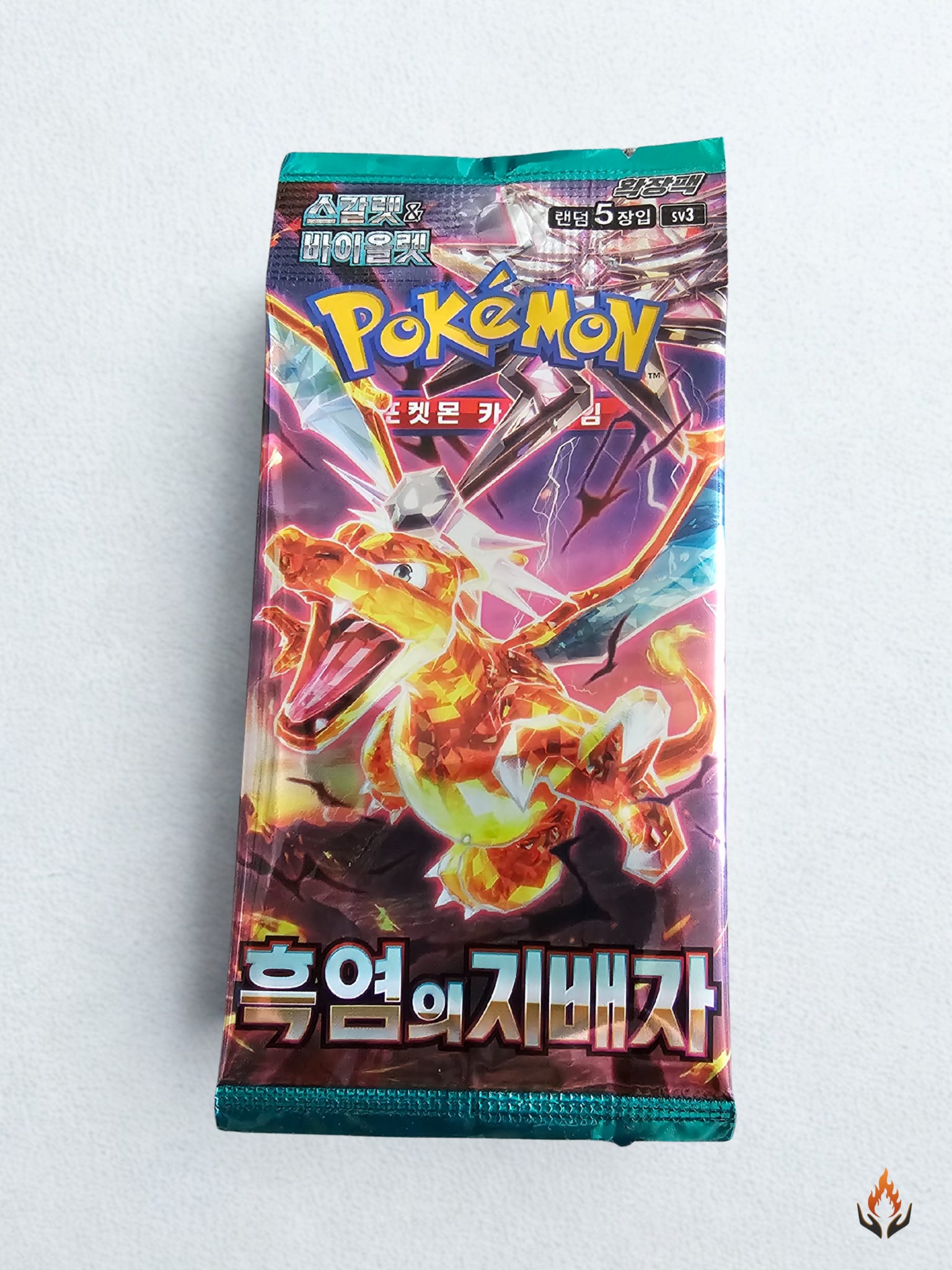Pokémon Korean Ruler of the Black Flame sv3 Booster Pack