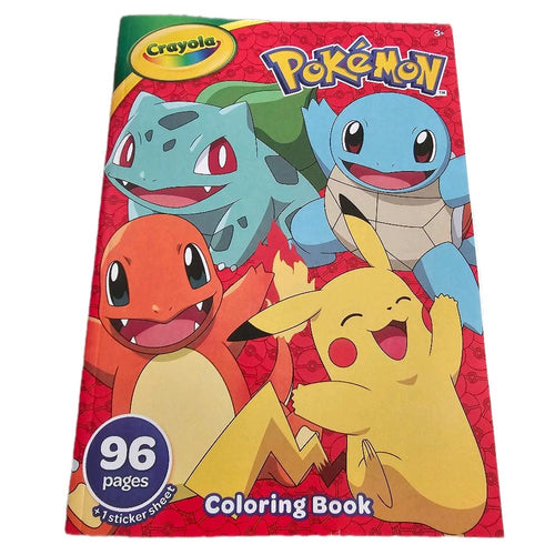 Crayola Pokémon 96 page Colouring Book