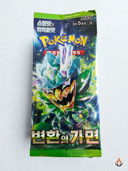 pokemon mask of change booster pack Pokémon Korean Mask of Change sv6 Booster Pack – Fire Hands Collectibles