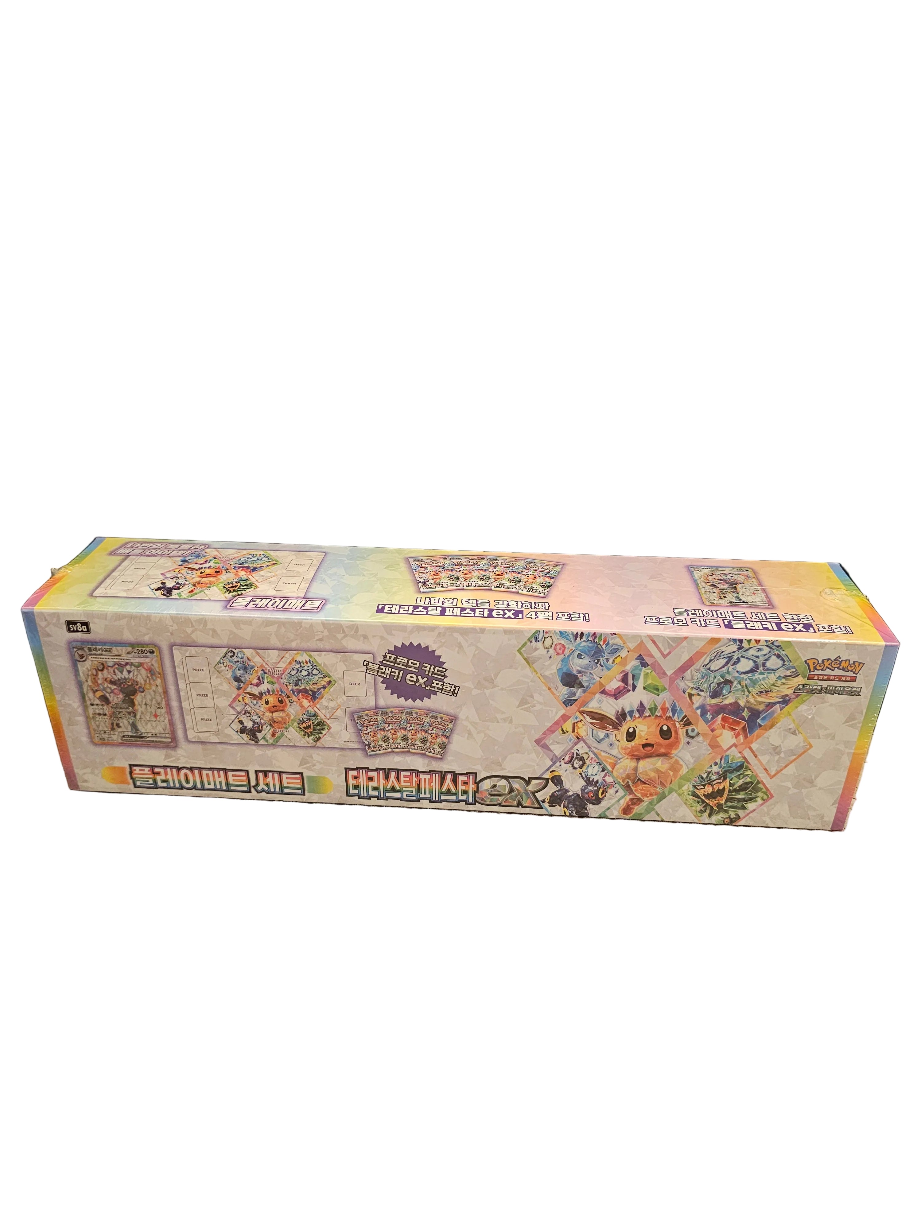 Pokemon Eeveelutions Terastal Festival ex High Class sv8a Korean Playmat Collection Set