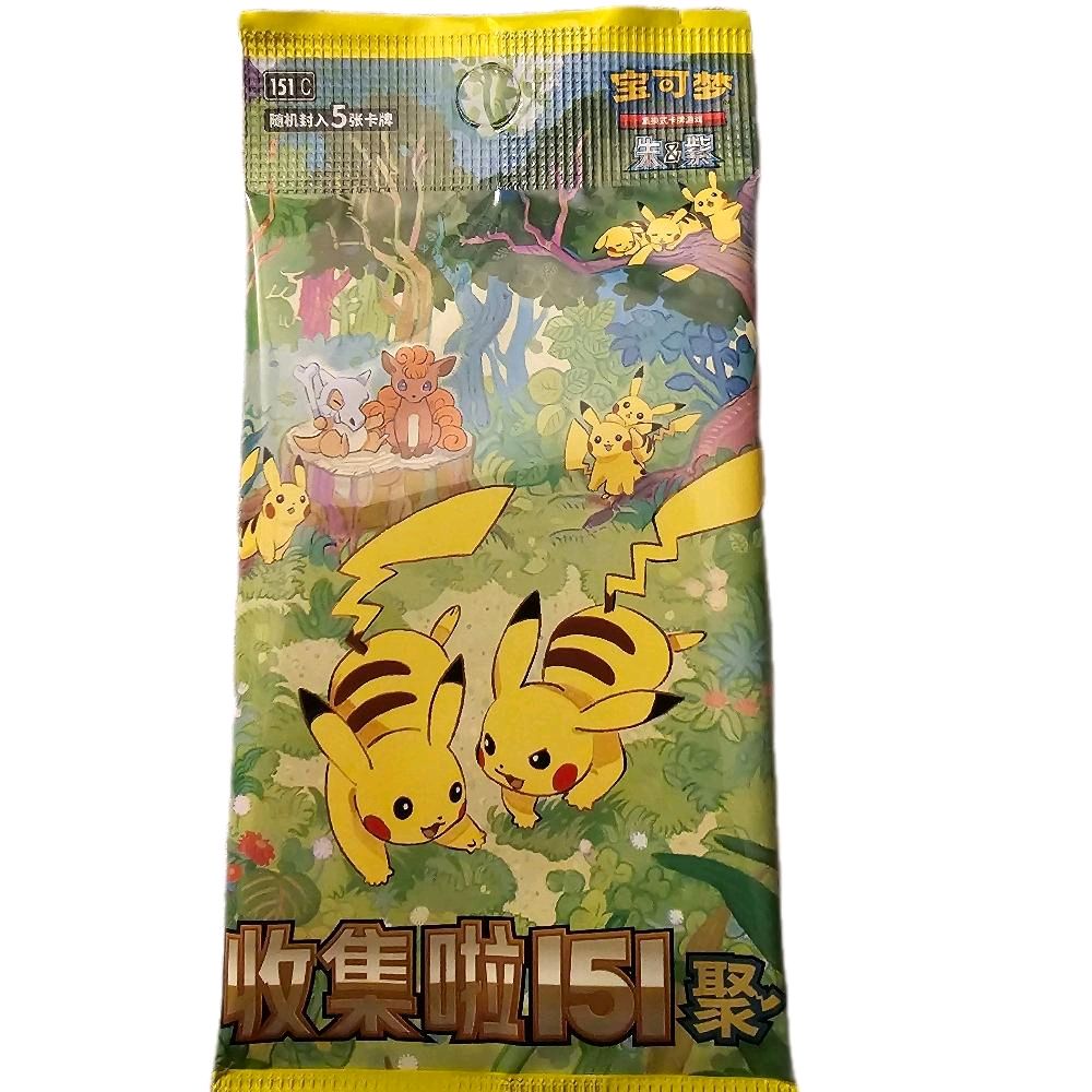 Pokemon Chinese 151c Volume 4 Gathering Slim Booster Pack