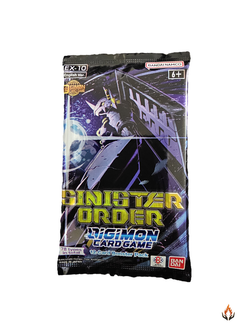 Digimon Sinister Order (EX10) Booster Pack